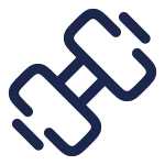 Dumbbell Large Minimalistic SVG Icon